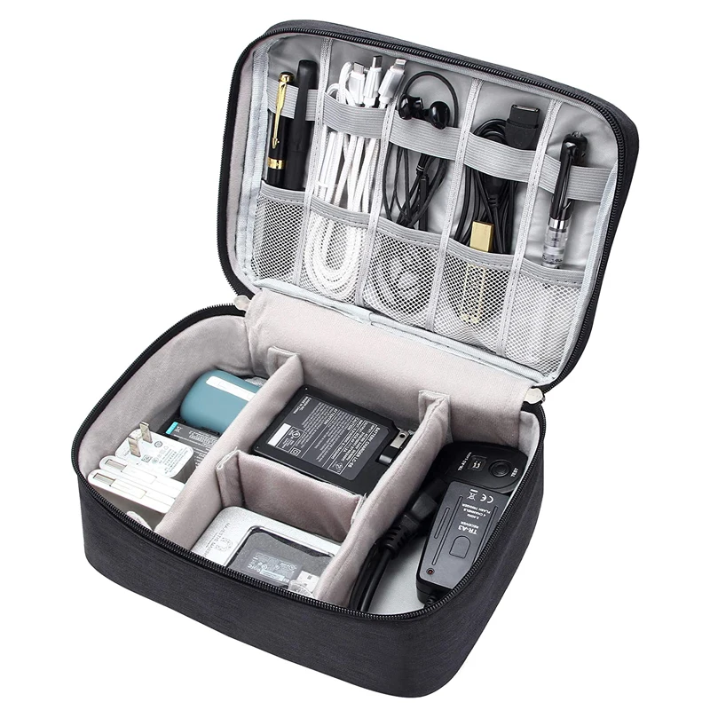 

Travel Portable Cable Storage BagUSB Line Waterproof Cable Organizer Pouch Electronics Devices Accessories Cosmetics Storage Bag