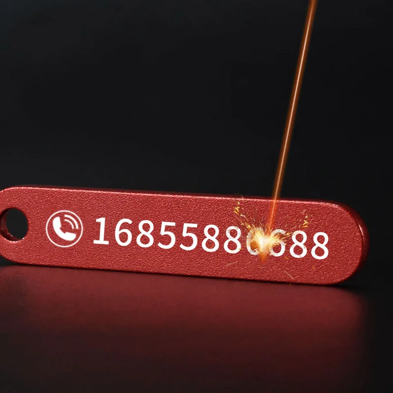 Customized Phone Number Key Chain for Women Men Personalized Laser Engraved Names Metal Bar Key Ring Car Key Chain Family Gifts