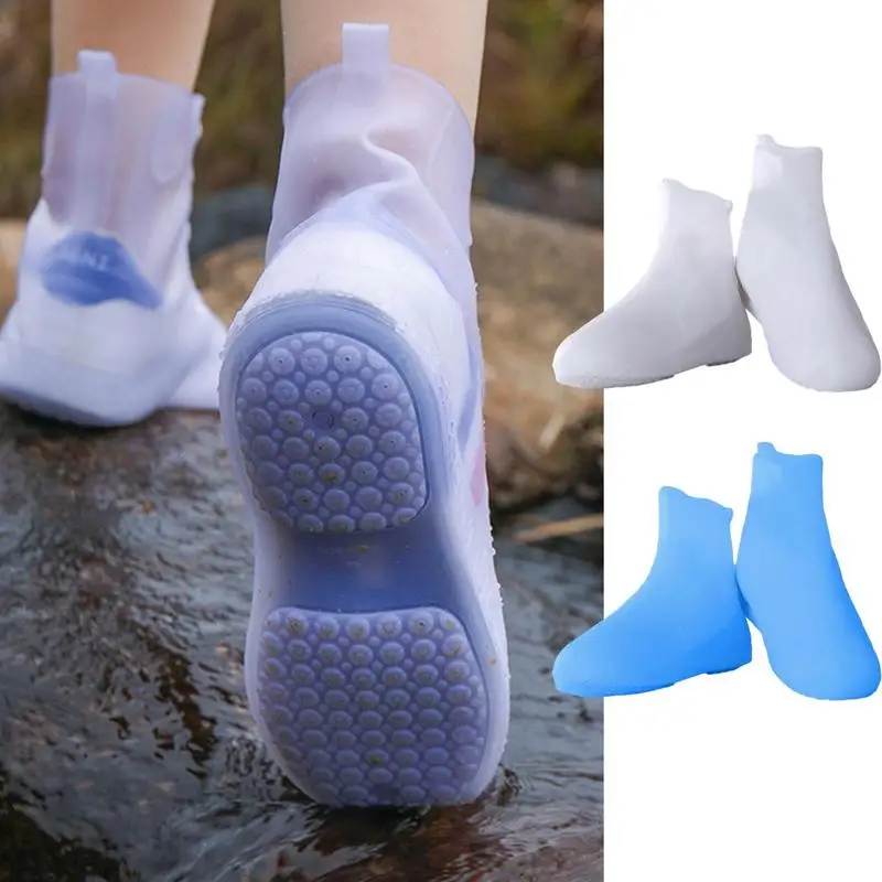 

Водонепроницаемые силиконовые бахилы, высокие резиновые сапоги, нескользящая защита для обуви, уличная многоразовая утолщенная обувь