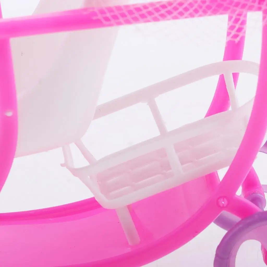 

Кукольная коляска для кукол, миниатюрные аксессуары для кукольного домика в масштабе 1:12, для ролевых игр