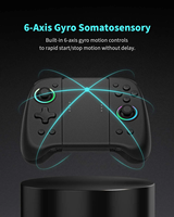 DOYOKY Lumos Wireless/wire joycon Game Controller Slim Edition  for Nintendo Switch/OLED  with 8 Colors/ Turbo/Long Playtime