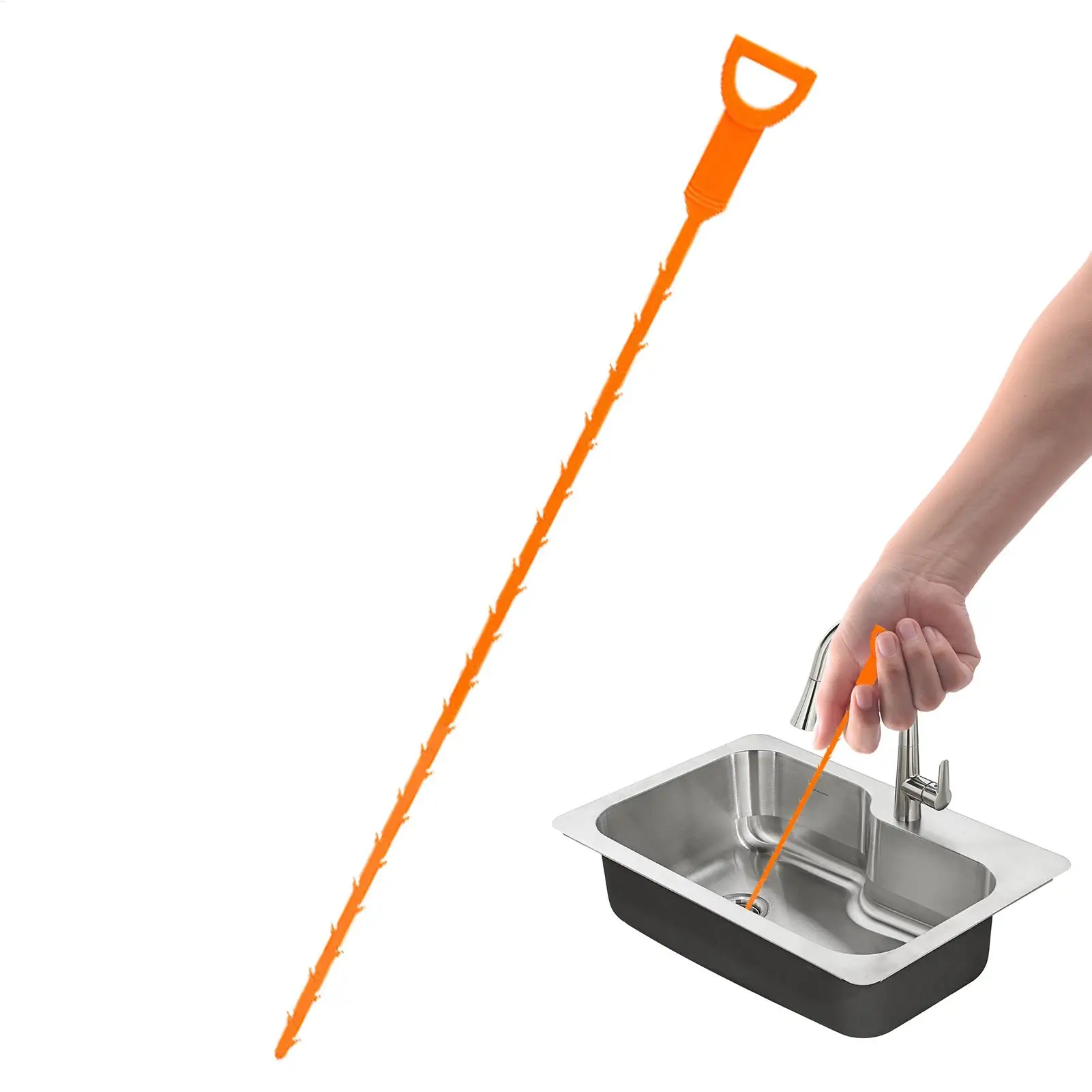 Hair Clog Remover Bathroom Drainage Blockage Remover Sink Hair & Garbage Sewer Dredging Tool Hair Blockages Flexible Clean Hook