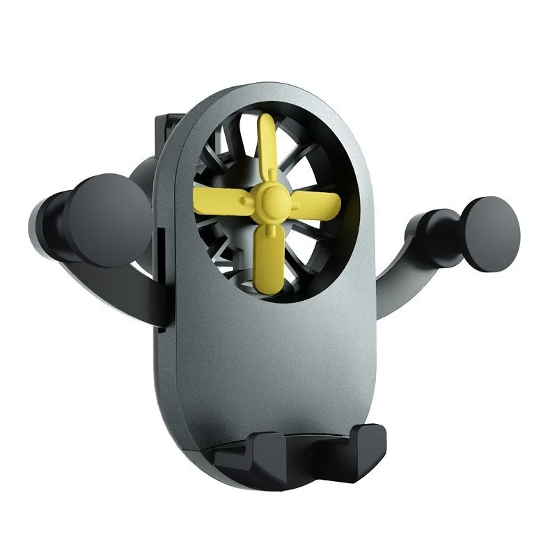 New Universal Gravity Mobile Phone Holder Lazy Multifunctional Car Air Outlet Car Aromatherapy Portable High-end Design Holder