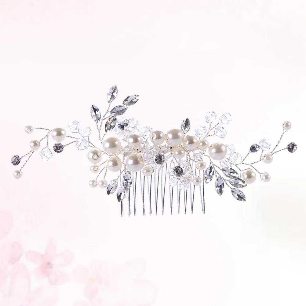 

Свадебная расческа для волос с жемчугом и кристаллами, свадебный шиньон для невесты, подружки невесты, вечерние с цветочным узором для девочек, свадебная расческа для особых случаев