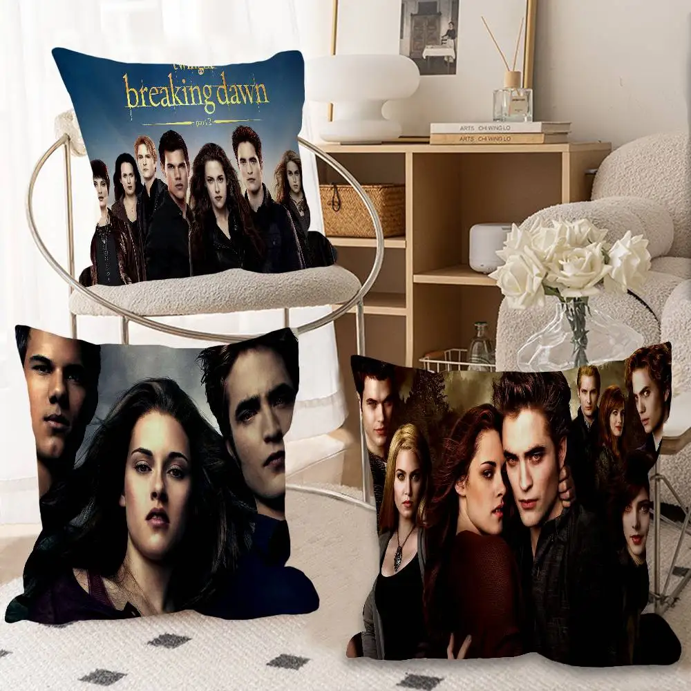 Film T-Twilight Maple Design Cushion Cover Happy Autumn Harvest decor Holiday Decorati Pillow Cover