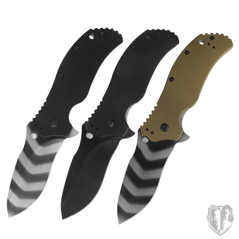 Z0350 Складной карманный нож для кемпинга и улицы D2 Лезвие G10 Ручка EDC Охотничьи тактические ножи для выживания Фруктовые ножи Многофункциональные инструменты