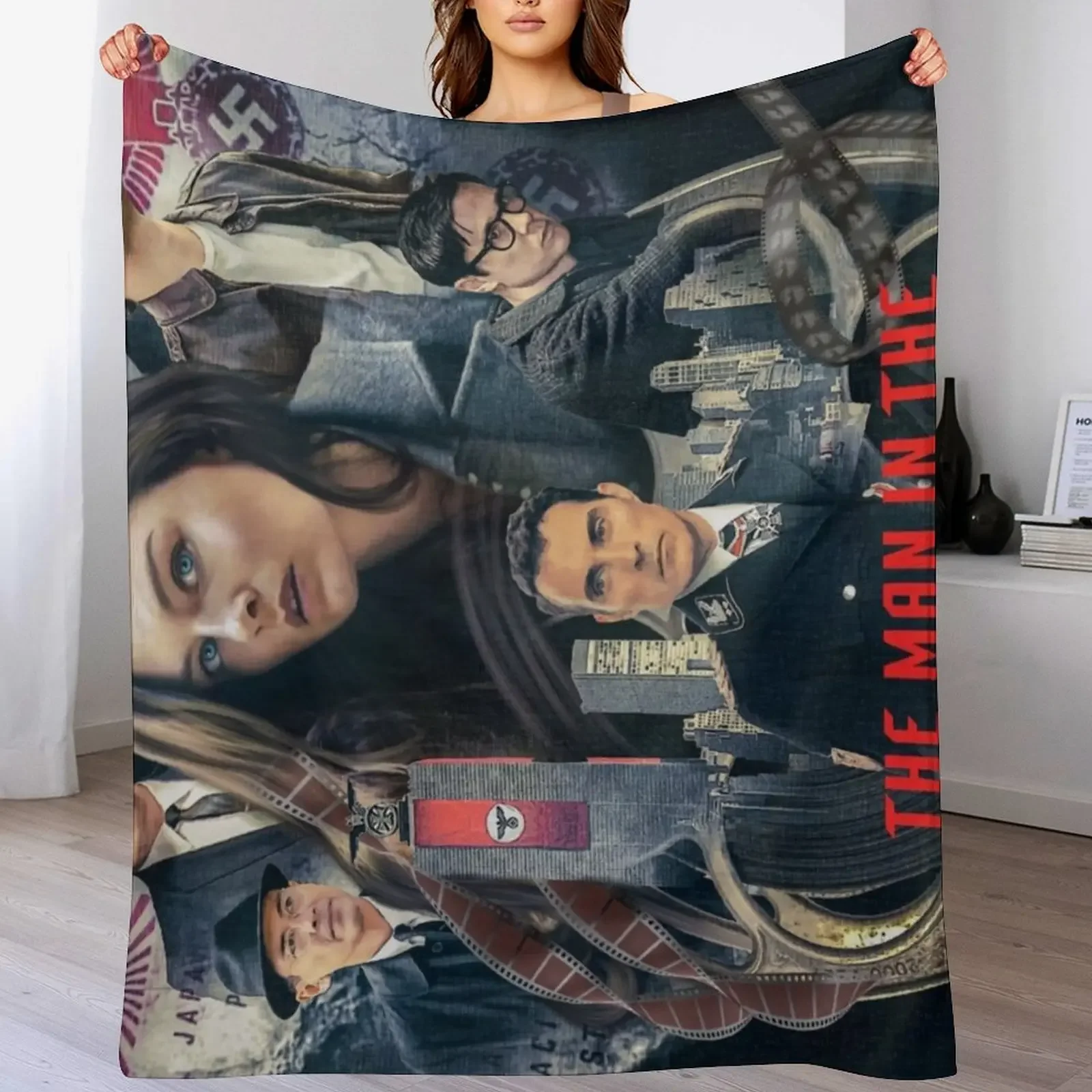 the man in the high castle Throw Blanket Soft Warm Blanket Gift for Grandparents