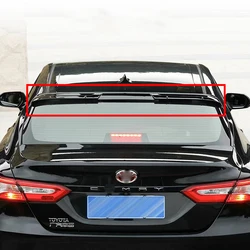 Suitable for Toyota Camry rear trunk lid spoiler wing ABS carbon black sports modification kit 2018, 2019, 2020, 2021, 2022