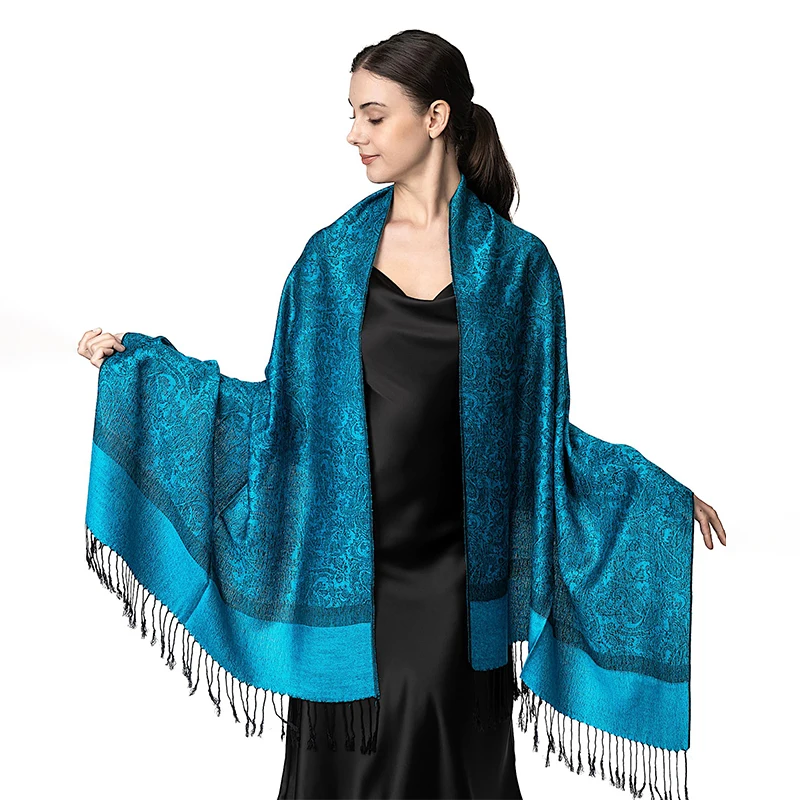 New fashionable all-match imitation cashmere Pashmina paisley tassel scarf long scarf shawl for all seasons