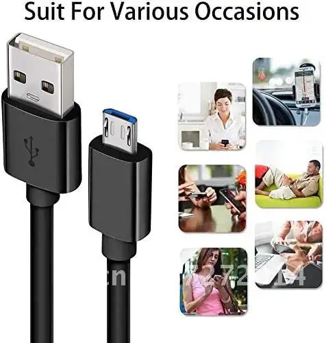 10Pack Micro USB Cable Fast Android Charger Cable Phone Charging Cord for Samsung Galaxy S7 S6 Edge S5 Note 5 4 A3 A5 A7 A8 A9