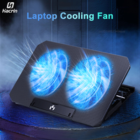 Laptop Cooler Fan Gaming Laptop Cooling Pad with Two USB Port Notebook Stand Base for Laptop Cooler Adjustable Angle Wind Speed