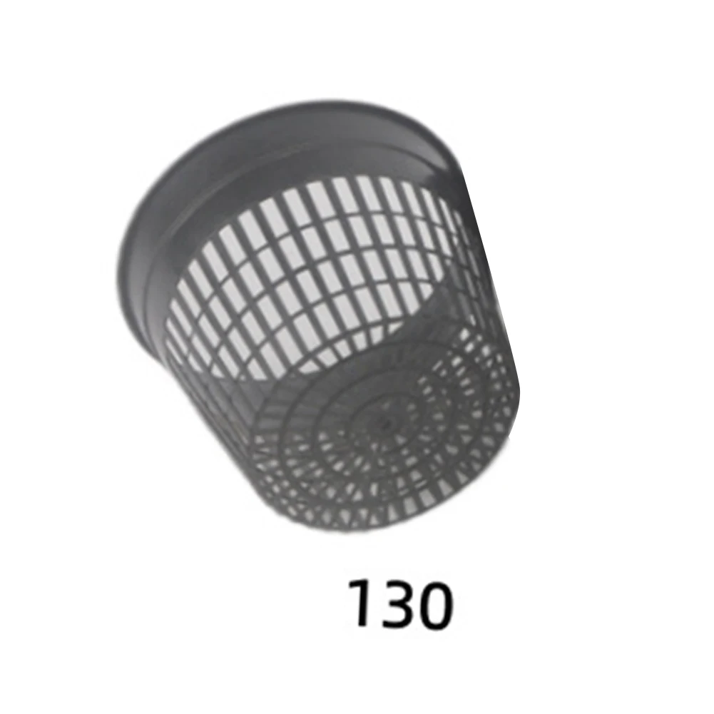 Black Round Plant Baskets for Pond Ecosystems Pack of 10 Weatherproof Recycled Plastic with Enhanced Circulation Design