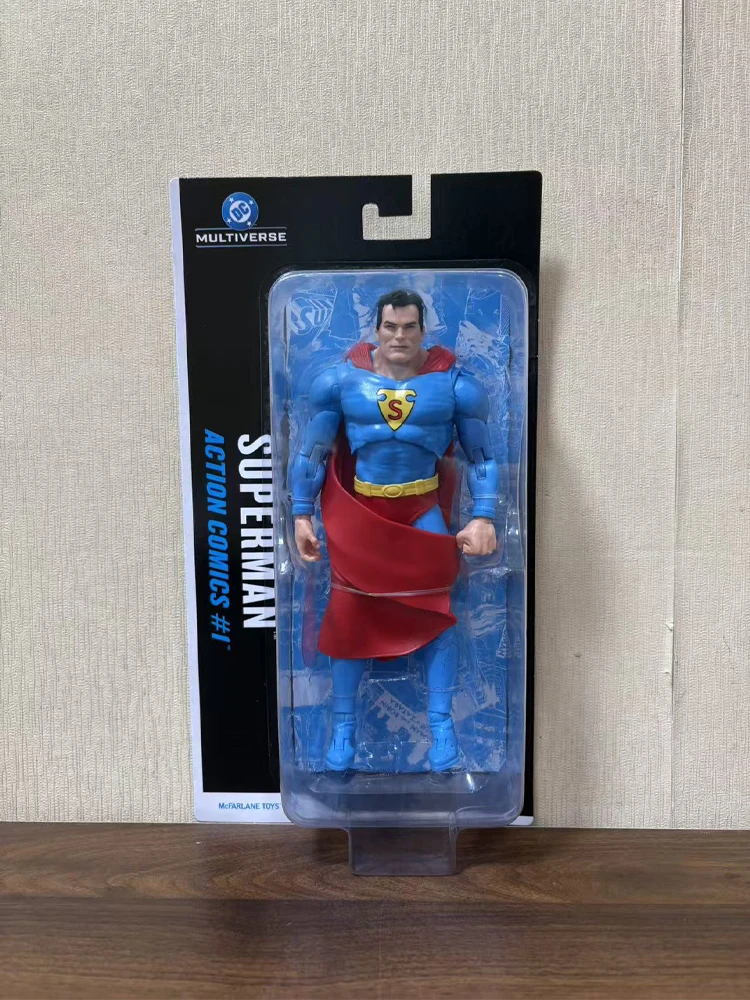 Mcfarlane Toys DC Multiverse 7-inch Superman, Lois en Clark/Action Comics # 1/ Klassieke animatie uit 1940, actiefiguurmodel op blisterverpakking