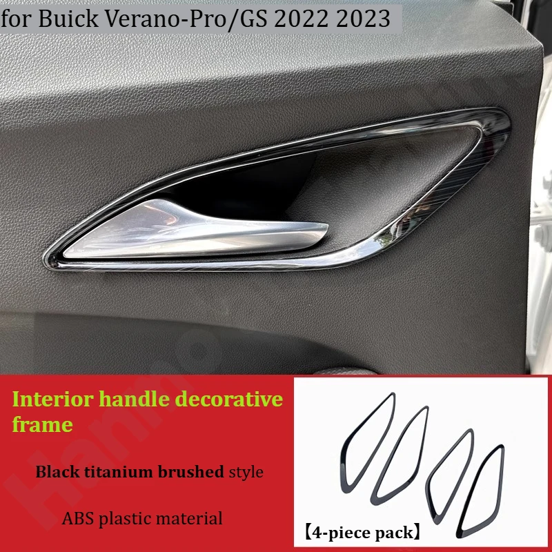 

Для Buick Verano-Pro/GS 2022 2023, внутренняя ручка, декоративная рамка/наклейка на дверную чашу подлокотника/специально модифицированный интерьер