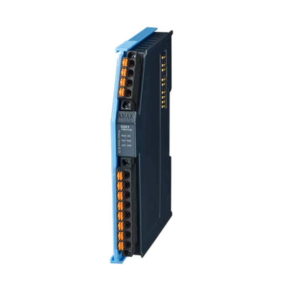 2025 AMAX-5001 2-ch Industrial Ethernet Power Input Module with 4-ch Digital Input EtherCAT Slice IO Module