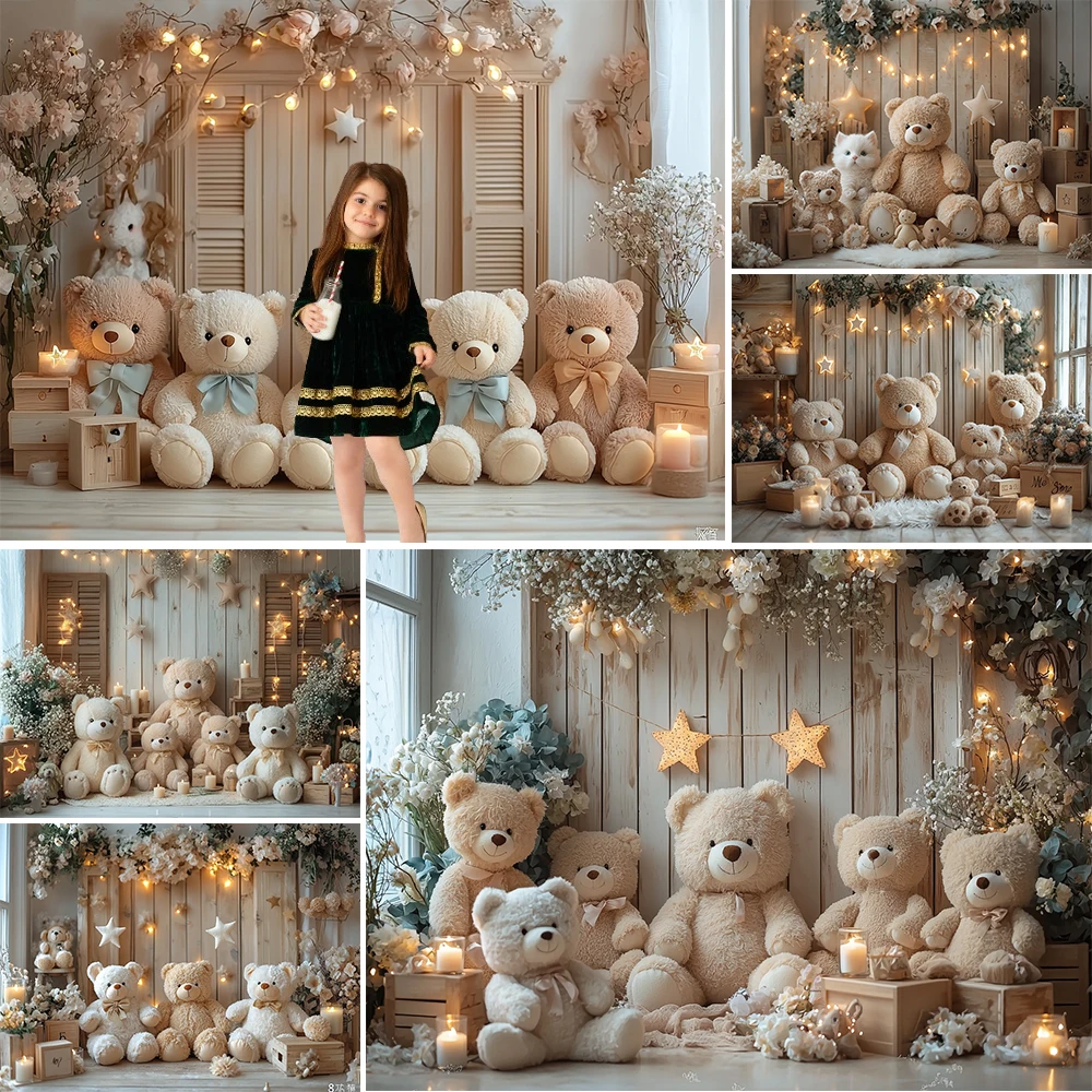 Banner Kids Toys - Brinquedo bonito urso fotografia fundo crianças