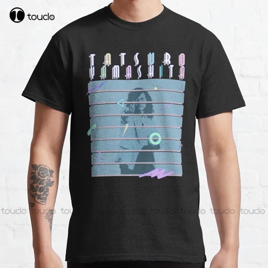 Yamashita negro Tatsuro Yamashita camiseta clásica camisas casuales para mujeres personalizado Aldult adolescente Unisex camiseta con impresión Digital