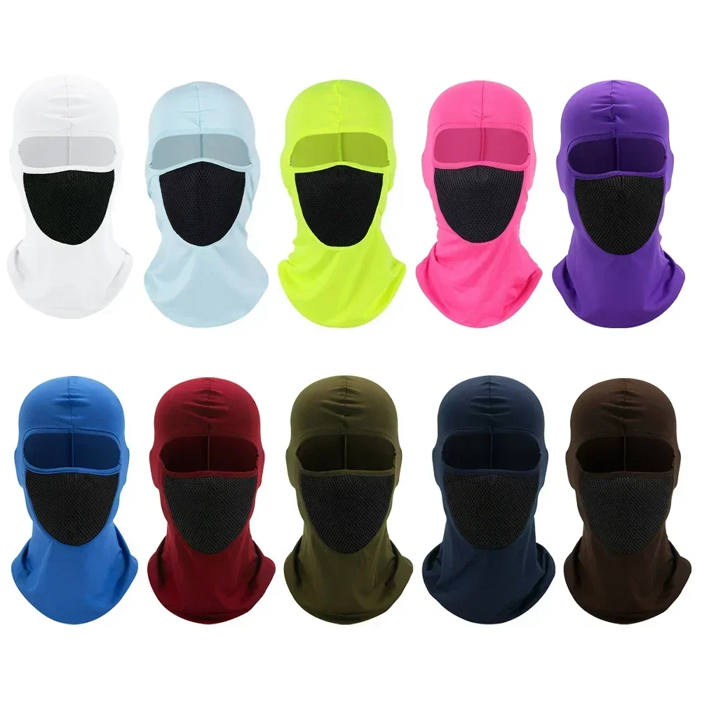 

Outdoor Balaclava Face Mask Bandana Elastic Fabric 23.5*33cm Hiking Summer Cooling Neck Sun Protection Bandana