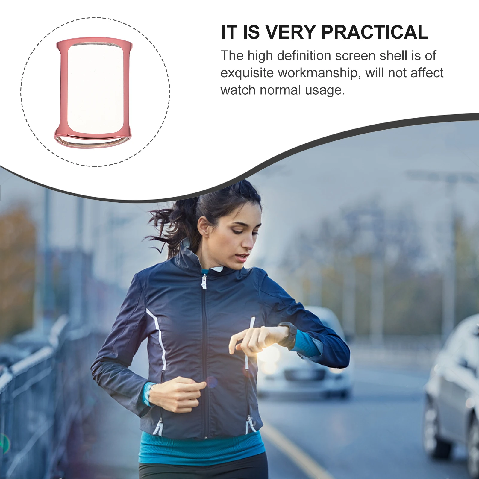 

Scratch-resistant Screen Protector Anti-fingerprint Smart Bracelet Shockproof All-Around Shell Tpu Watch Protective Case