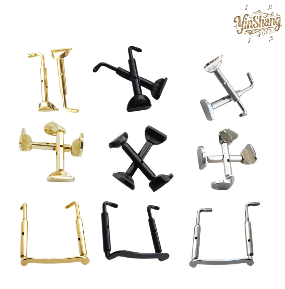 

1pcs/5pcs Violin1/4 1/2 3/4 4/4 Fission Chinrest Clamp Screws Silver/black/golden chinrest Screw Wrench Tool, Parts Accessories