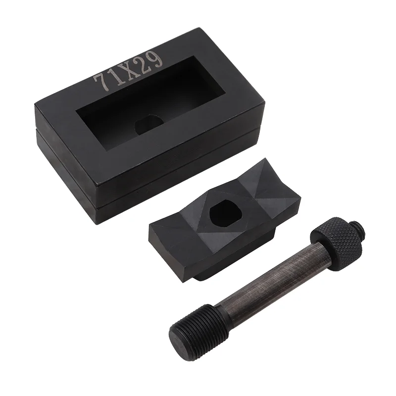 71x29mm Hole Punch Mould Rectangle Die For SYK-8 / SYK-15 Hydraulic Knockout Punch Driver Tool Punch Stainless Steel Drill Bits