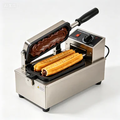 Manual Churros & Fritter Chocolate Cream Jam Filling Machine Commercial Kitchen Equipment for Pastries And Desserts