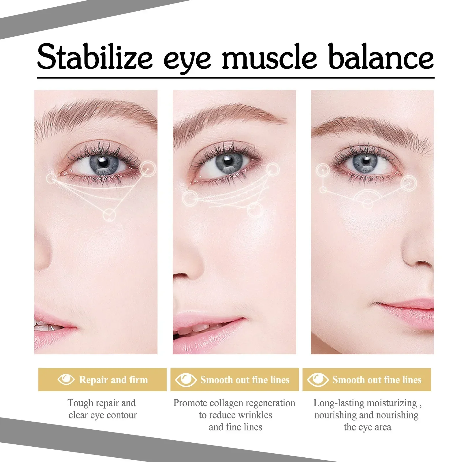 Eye Bag Cream 7 Days Anti Wrinkle Remove Puffiness Dark Circles Puffiness Firming Smooth Skin Care Moisturizing Massage Cream