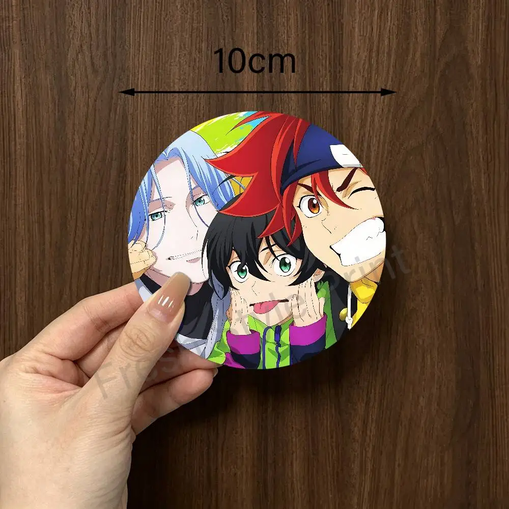 S-SK8 The I-Infinitys-S Round Anime Wooden Coasters DIY Decorations Birthday Valentine Gifts