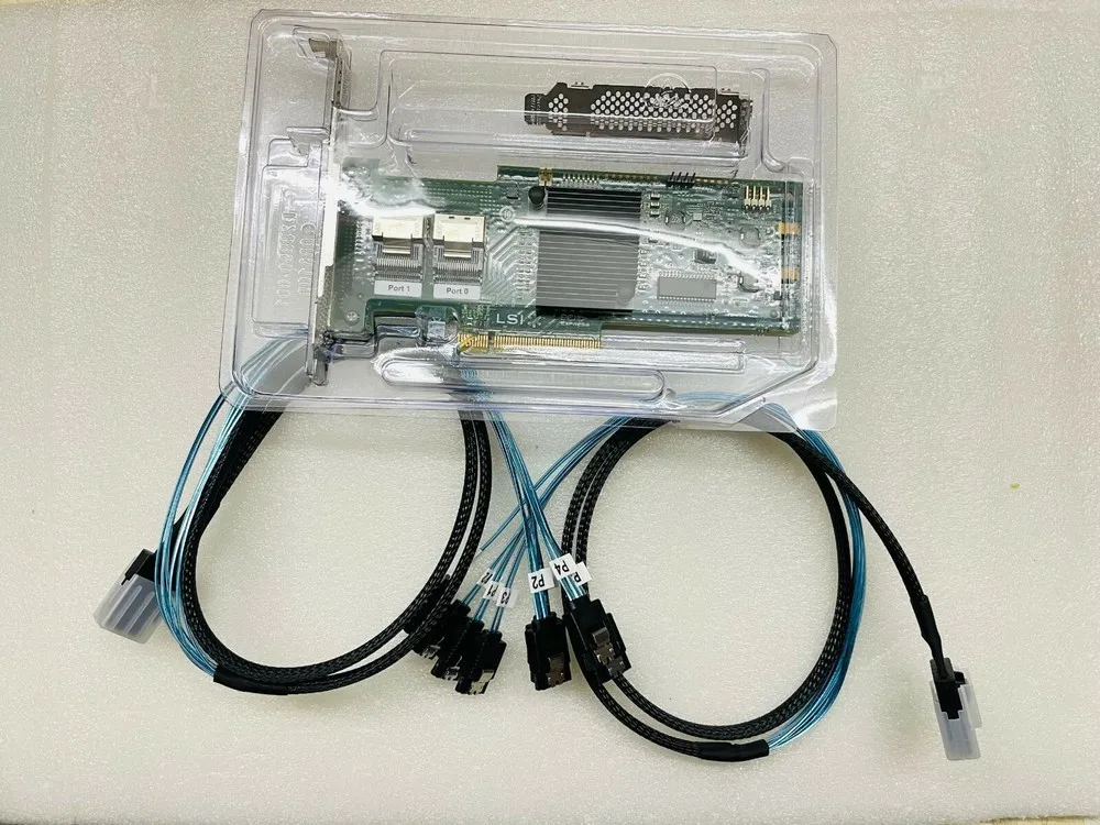 LSI 9220-8i 6Gbps SAS HBA FW:P20 9211-8i Modo TI ZFS FreeNAS unRAID 2 * SFF SATA-