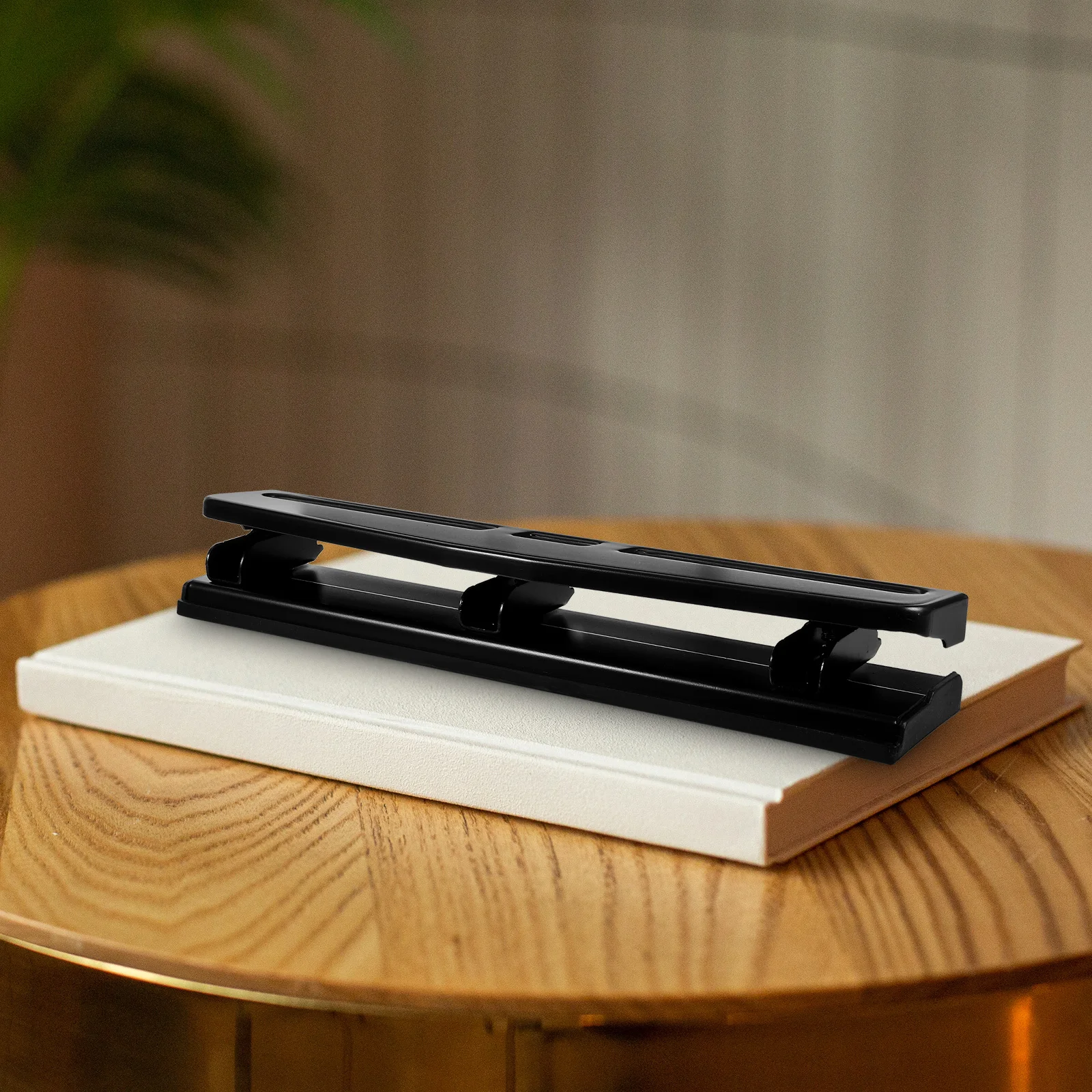 

Three Holes Manual Metal Puncher Office Loose Leaf Paper Punch Supplies 1-12 Sheets Paper Hole Punch Manual Puncher