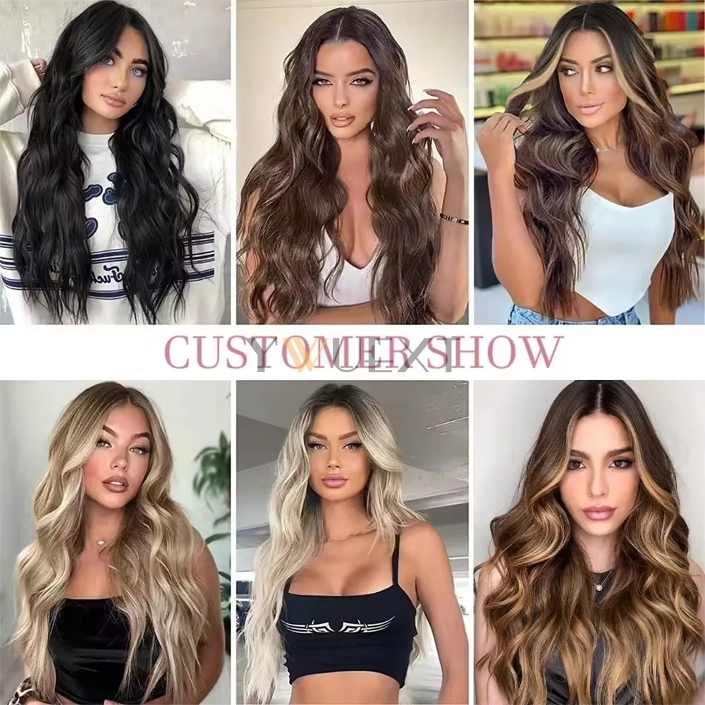 Clip in Menselijk Haar 7 stks/set Machine Remy Natuurlijke Clip Menselijk Haarverlenging 12 "-24" inch Echte Natuurlijke Clip Op 50G-120G