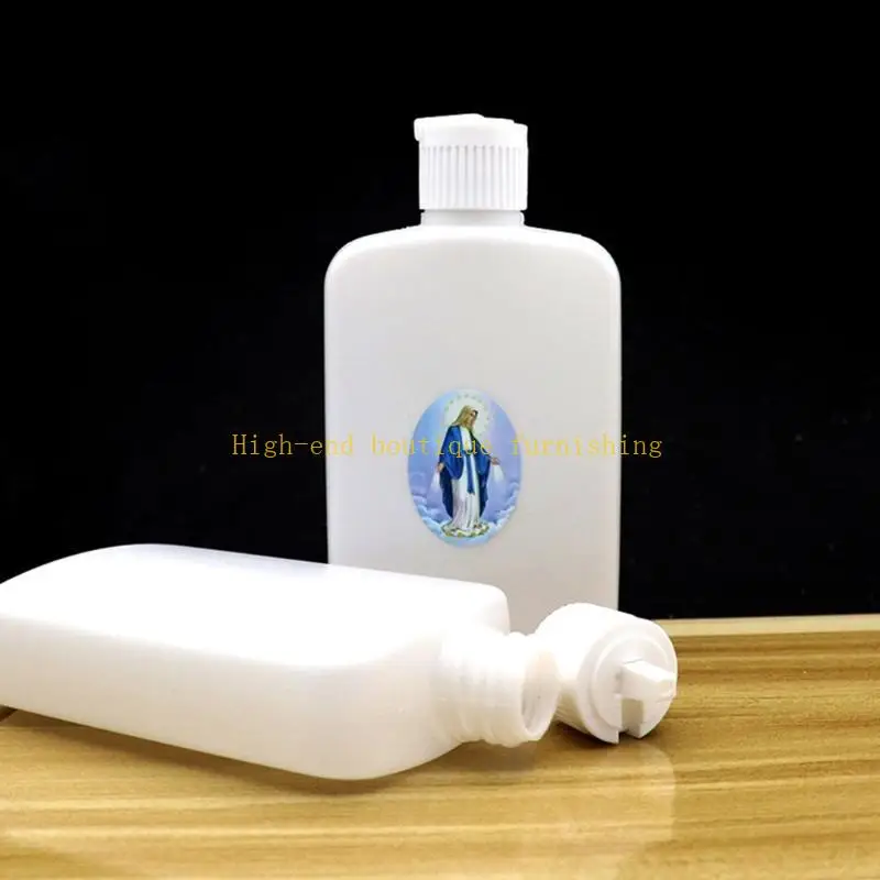 L9nb Botella Religiosable recargable Boutismo contenedores Botella loción con tapa