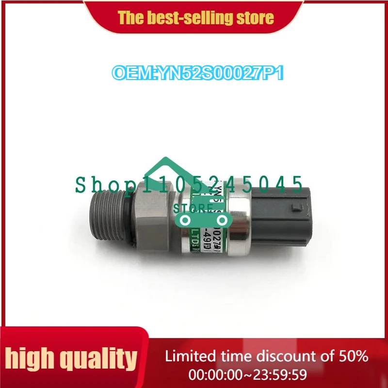 Sk100 120 200-3/-5/-6 hydraulic pump high pressure sensor YN52S00027P1 5Z14066-49MPA Excavator Parts