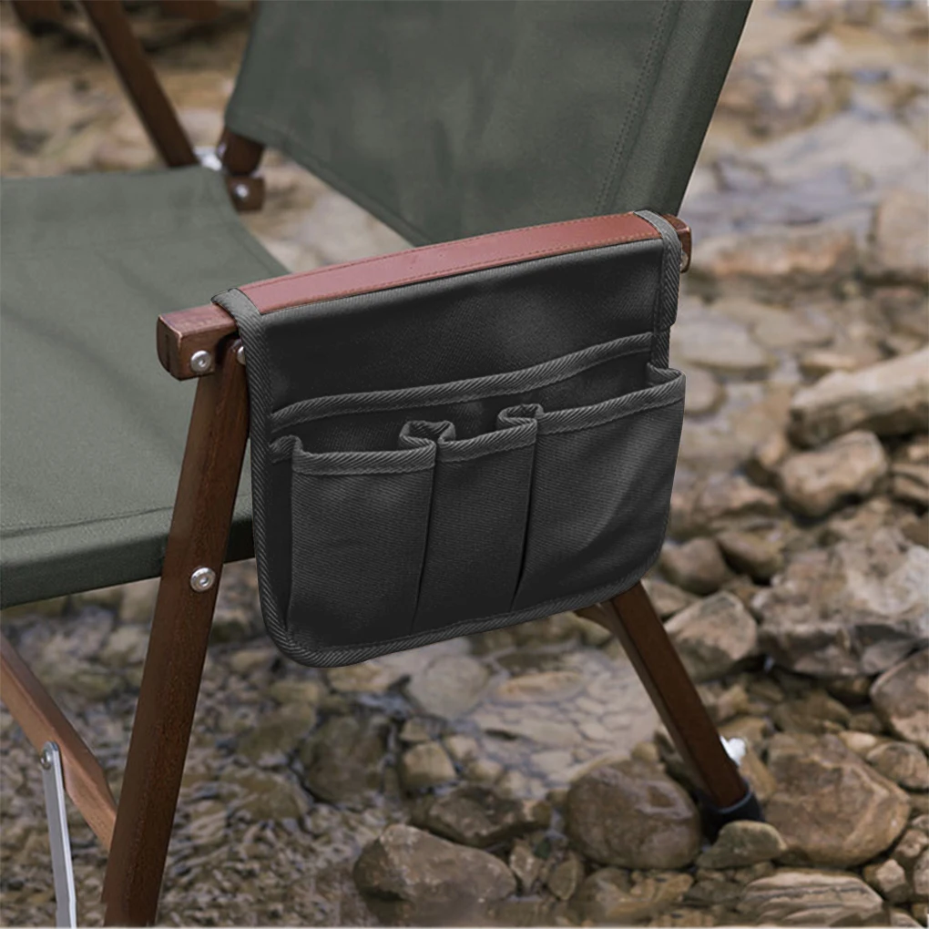 Outdoor Chair Side Pocket Chair Couch Mobile Phones Magazine Sundries Organizer Sofa Arm Rest TV Remote Control Storage Bag