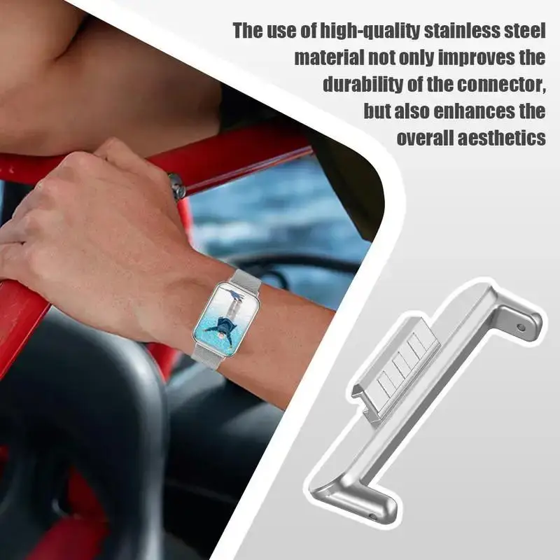 2Pack Connector For Huawei Watch Fit 4/4pro Strap 20mm Watch Band Connector Smartwatch Wristband Newest fit3 Adapter Accessories