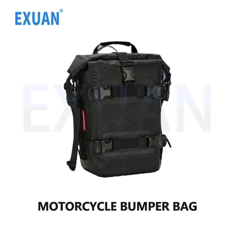 

Motorcycle Bumper Bag Motorcycle Reflective Side Bag Motorcycle Travel Waterproof Hanging Bag Off Road Camping Storage Backpack