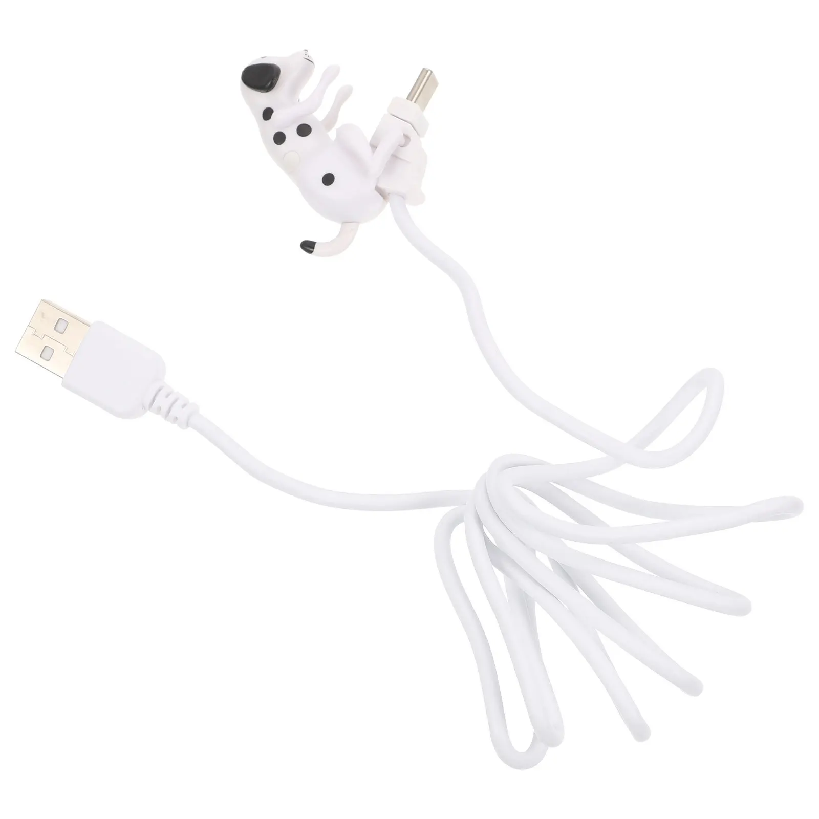

Creative Funny Dog Type-C Charging Cable Durable Phone Charging Line USB Data Cable Type-C Interface Data Line