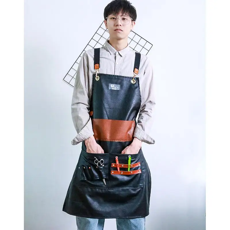 Barber Apron Hairdressing Makeup Nail Art Personalized Customization Printed Logo For Work Clothes