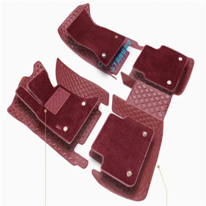 5D Custom Car Floor Mats For Hyundai Matrix Lavita 2000-2010 Auto Carpets Double Layer Foot Coche Blanket