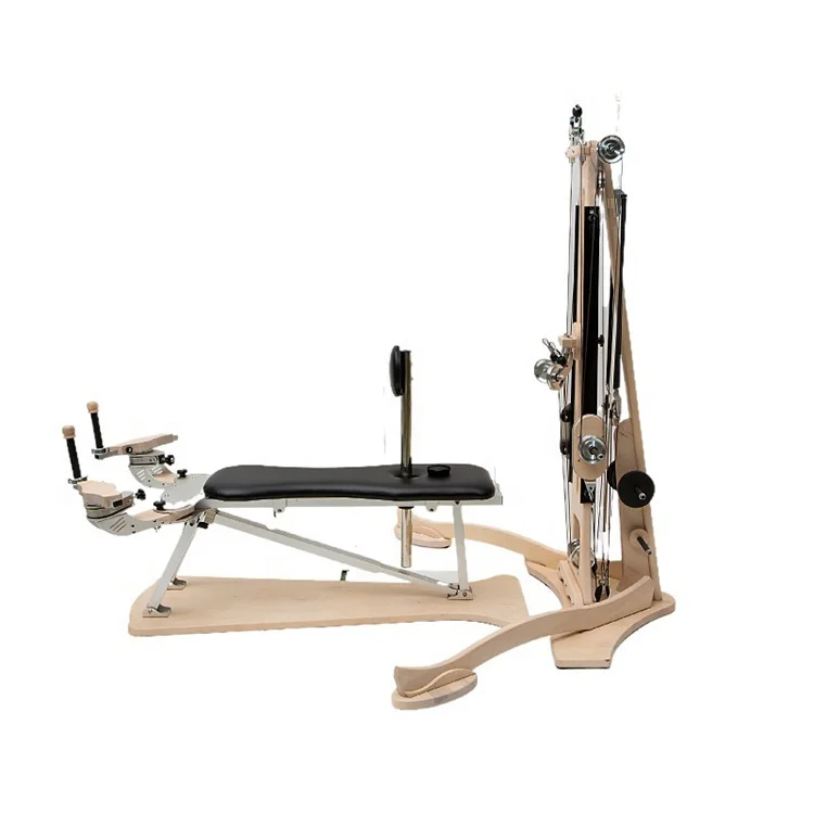 Custom Commercial Combination Reformer Machine Equipment Wood Oak Gyro Pilates