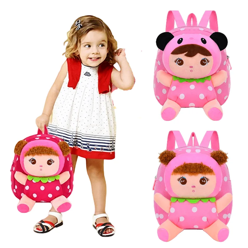 

Детский рюкзак, рюкзаки для маленьких девочек, очаровательные мягкие плюшевые игрушки для девочек, сумка через плечо с несколькими карманами и регулируемыми ремнями