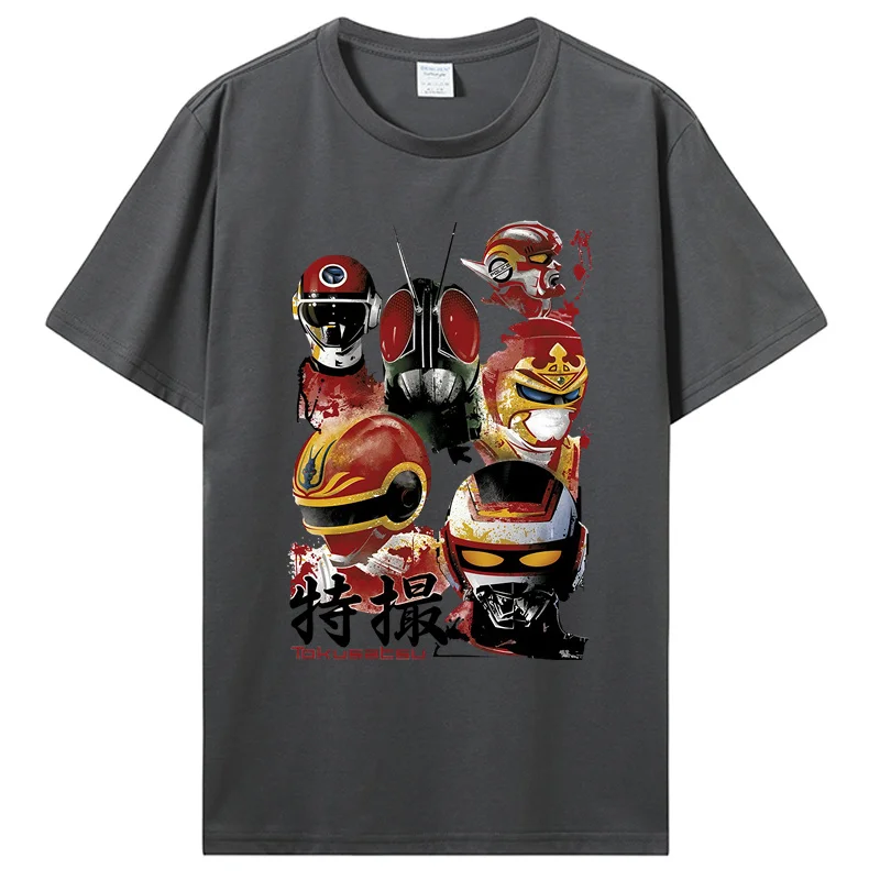 Jaspion T Shirt Tokusatsu Assemble S COLOR T-Shirt Graphic Tee Shirt Cute Short-Sleeve Men Summer Percent Cotton Tshirt