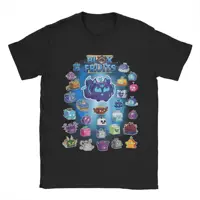 Camisetas para hombre B-Blox Kitsune todos los personajes frutas divertida Camiseta de algodón puro juego de manga corta camisetas de dibujos animados ropa de talla grande