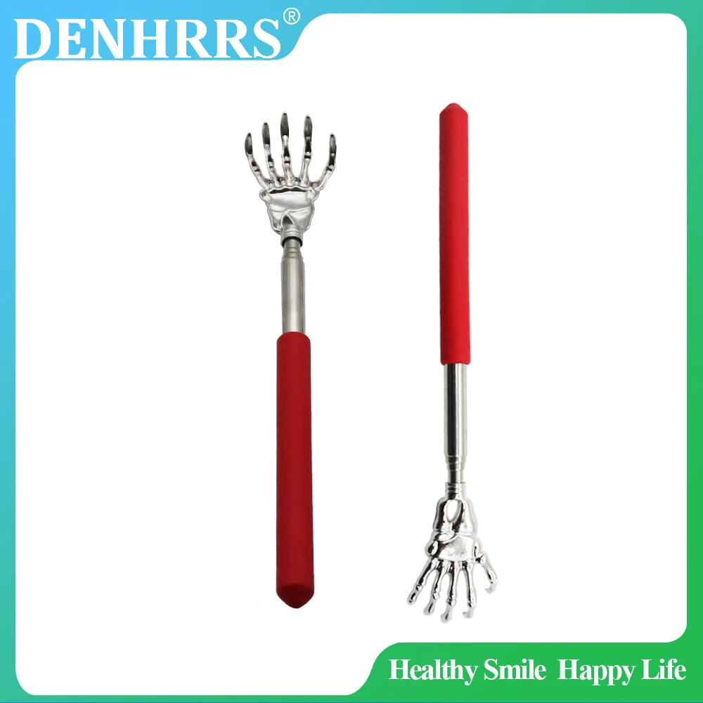 Extendable Stainless Steel Back Scratcher Massager - usage example