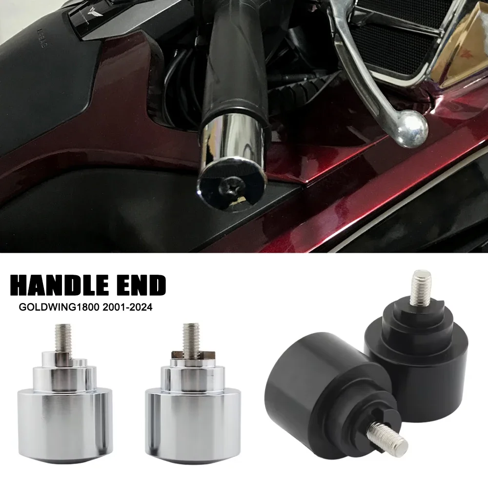 

GL1800 Rod End Counterweight Chromium Handle End Handle Bar Chrome Bar Ends For HONDA Gold Wing 1800 GL1800 GL 1800 2001-2024