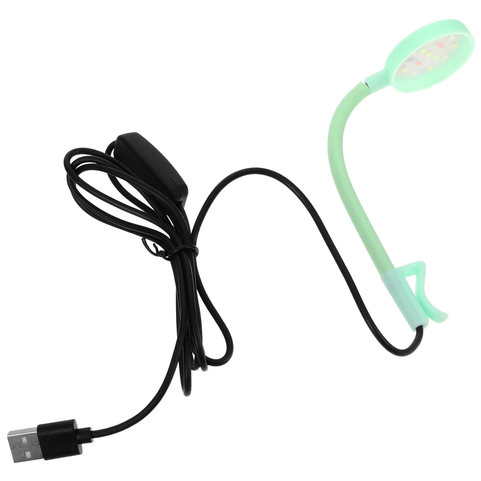 

LED Fish Tank Light Durable Plastic Adjustable Aquarium Lamp Fish Tank Decor Lighting for Aquatic Plants Breathable Bright