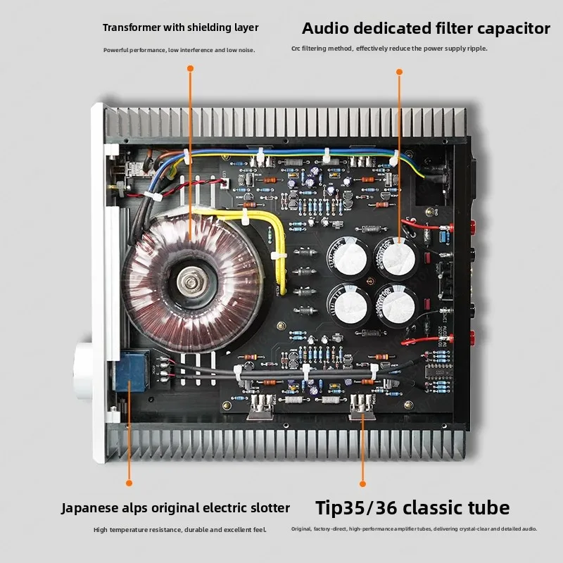 

For Audiophile & Hi-Fi Enthusiasts: A1 Circuit 25W Pure Class A Amplifier - HIFI Fever Grade, MF Music Tuned AMPLIFIER