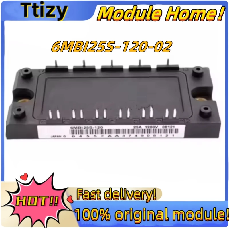 

Original 6MBI25S-120 6MBI25S-120-50 6MBI25S-120-02 Module