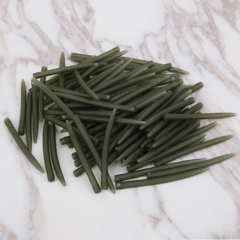 اكسسوارات صيد سمك الشبوط الرصاص كليب التغيير السريع قطب الذيل المطاط مكافحة تشابك الأكمام ل الكارب الحفارات الخشنة صيد السمك