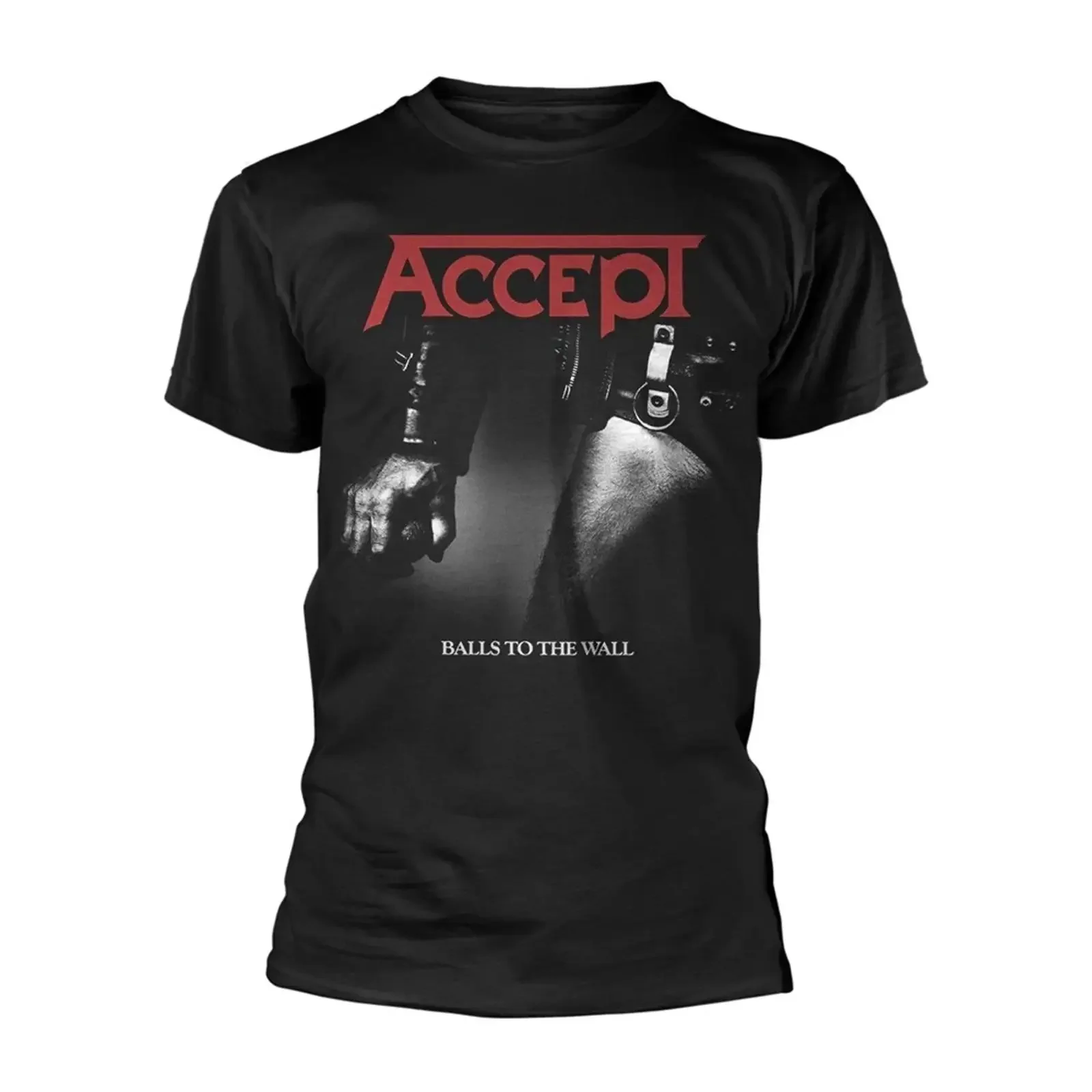 Accept Balls To The Wall 2 licensed T shirt for men vintage Washed Breathable graphic Soft streetwear homme Versatile